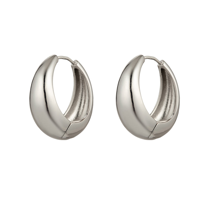 EKKITA HOOP EARRINGS - Silver