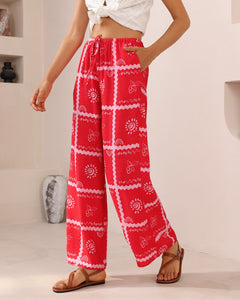 SOLSTICE PANT - Red