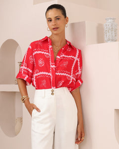 SOLSTICE SHIRT - Red