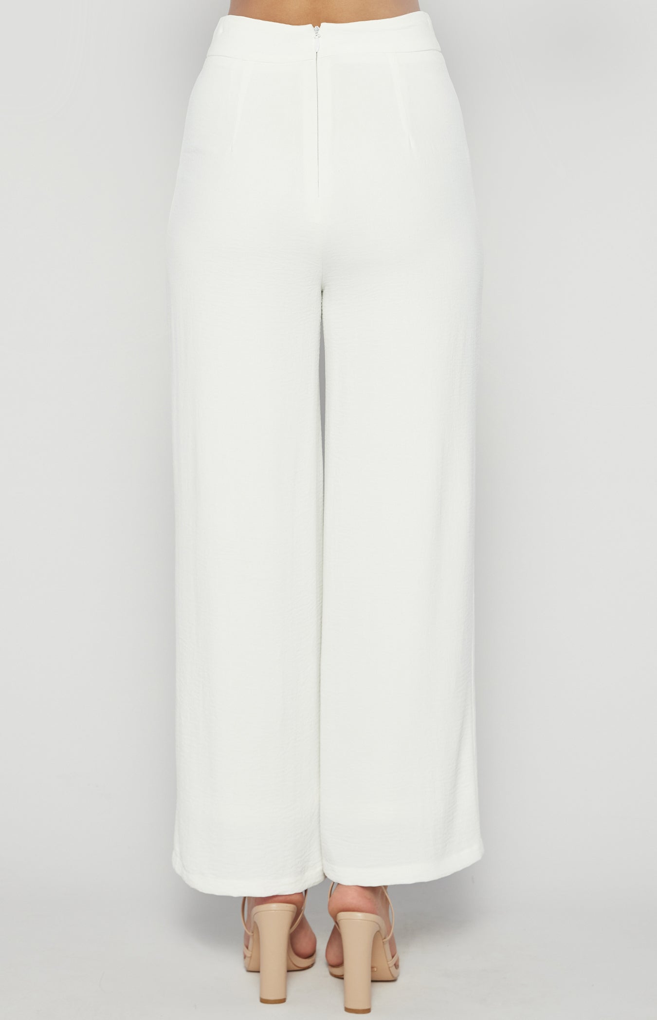 MILEY WIDE LEG PANTS - White