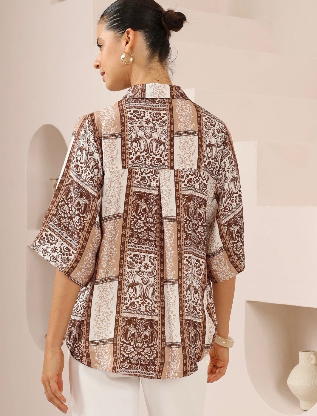 OLIVIA SHIRT - Chocolate