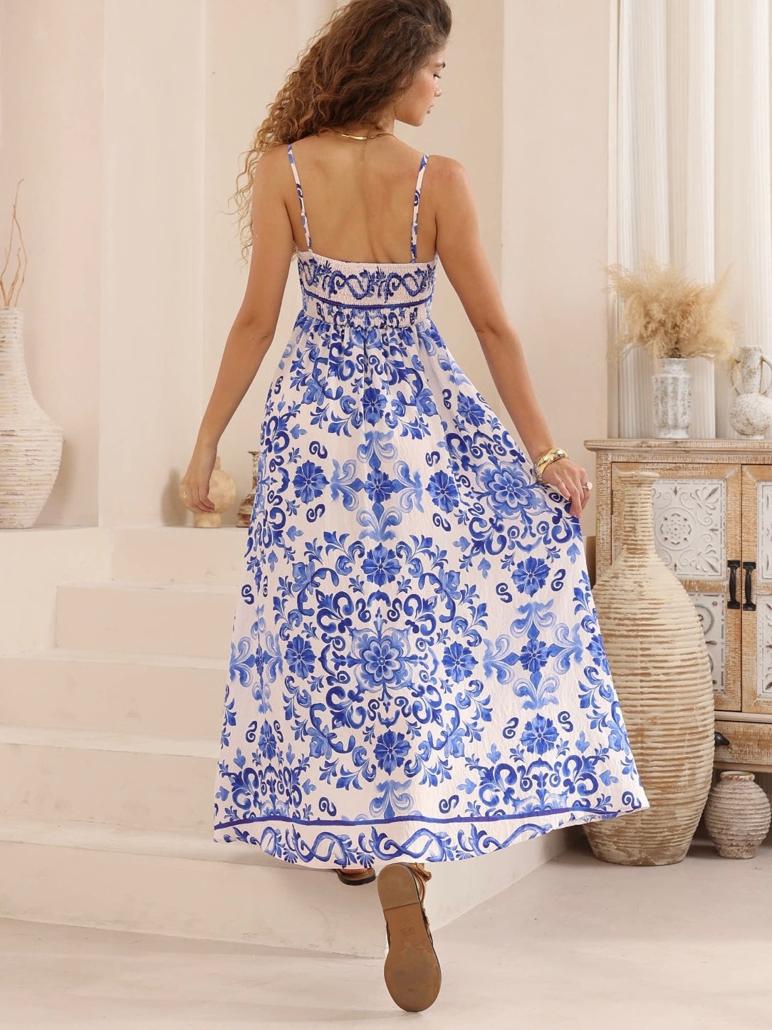 TONI DRESS - Blue