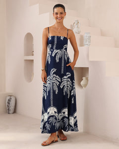 TONI DRESS - Navy