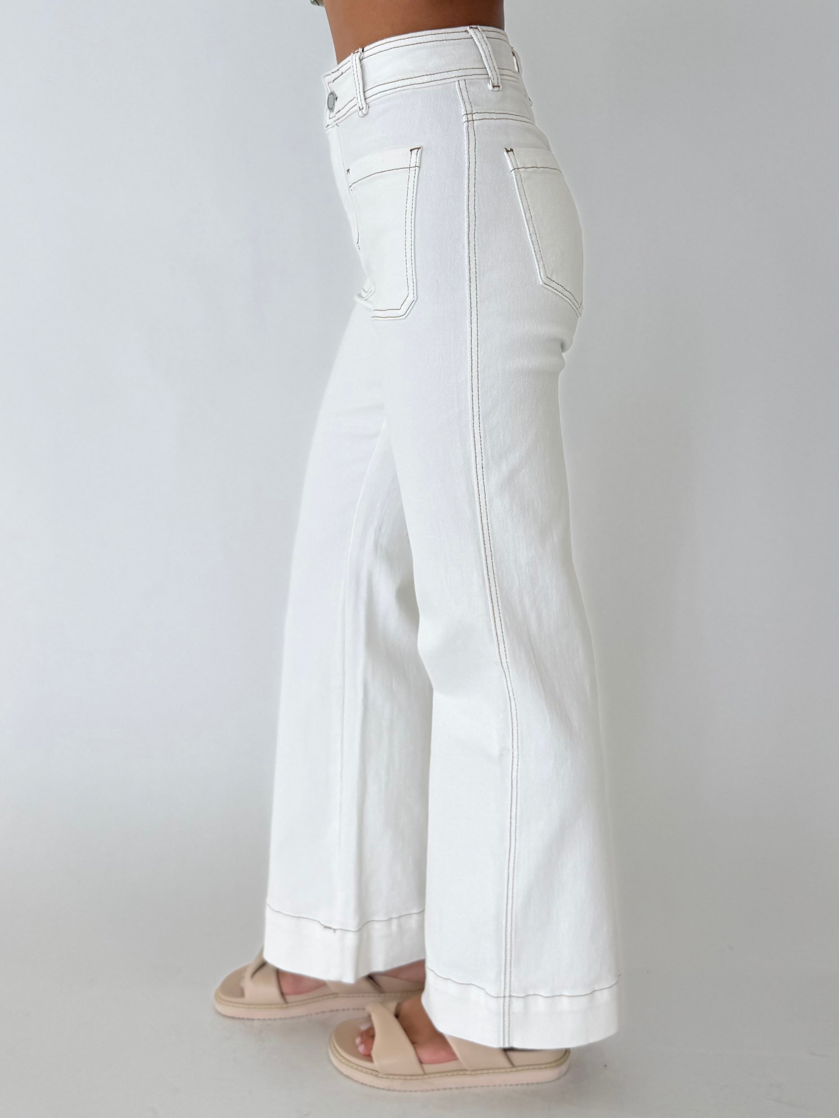 VISION DENIM JEANS - White