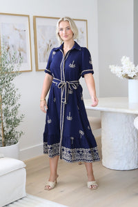 ZADIE DRESS - Navy