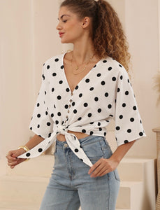 MAISIE TOP - Polka Dots