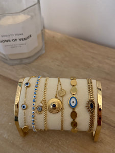 ZARA EVIL EYE BRACELET - Gold