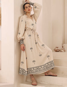 TARYN DRESS - Island Palms