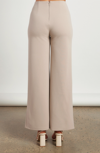 LENI WIDE LEG PANT - Stone