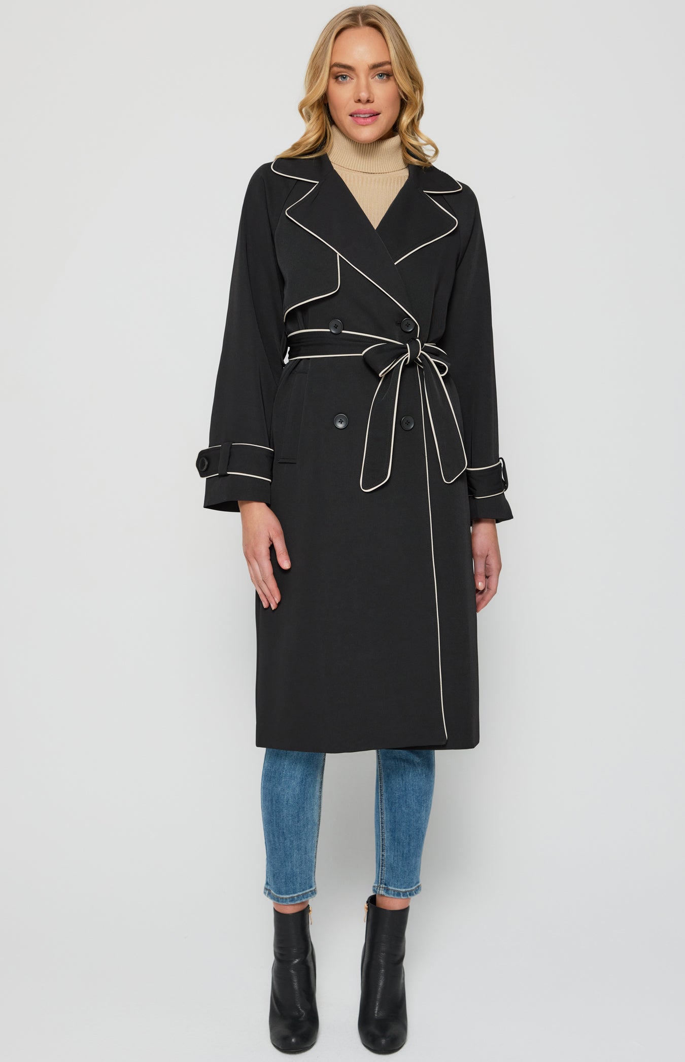 VIKTORIA TRENCH COAT - Black