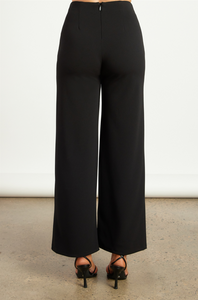 LENI WIDE LEG PANT - Black