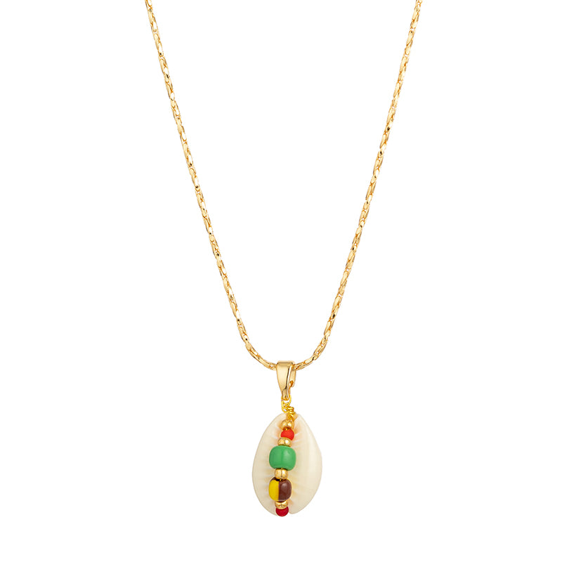 GOLDEN COWRIE NECKLACE