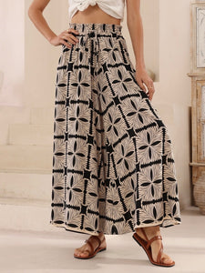 BRIANA PANTS - Black/beige