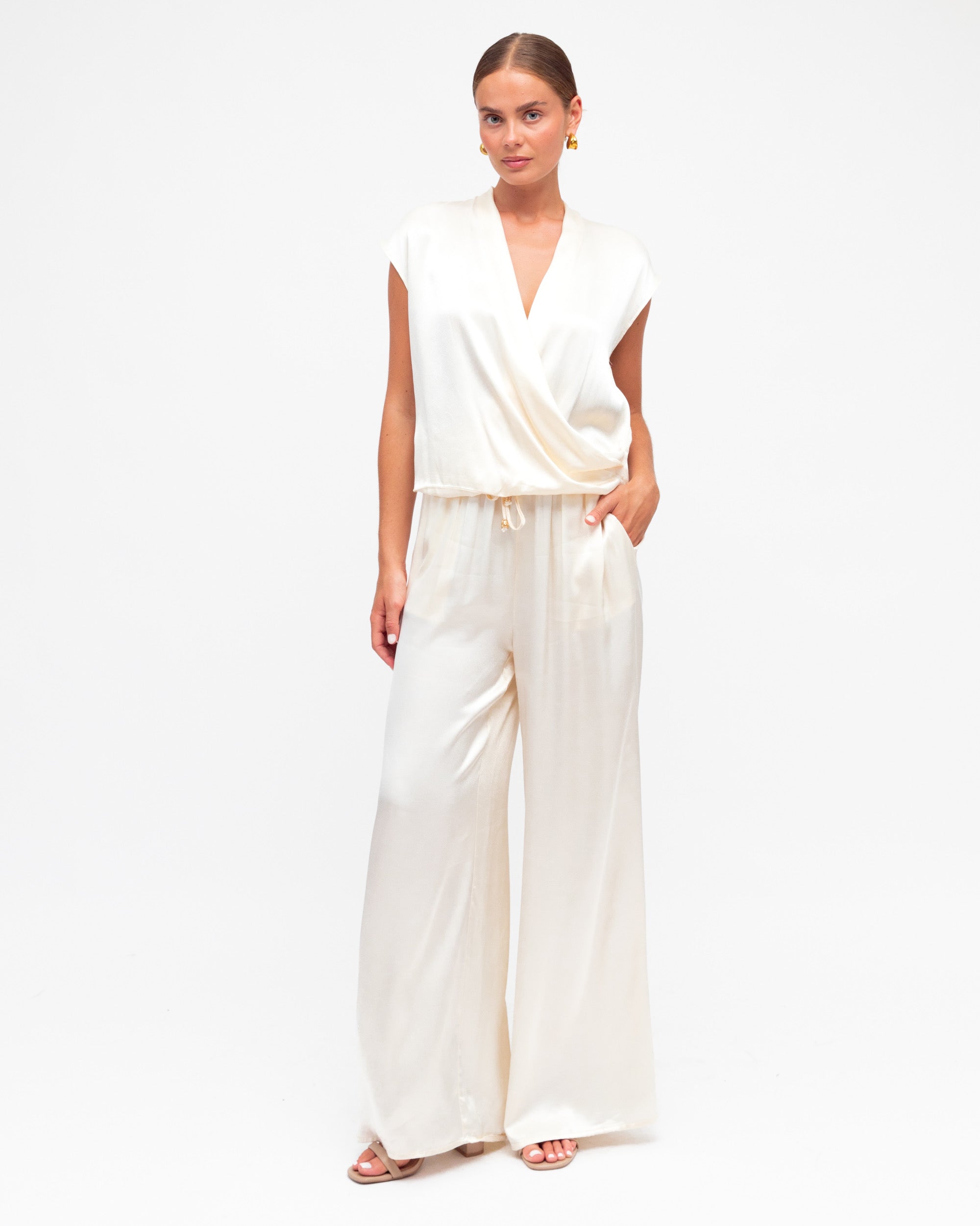 FLORENCE PANTS - Cream