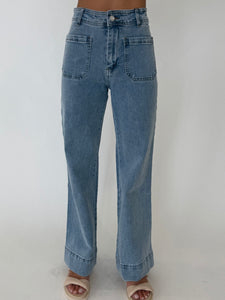 VISION DENIM JEANS - Light Blue
