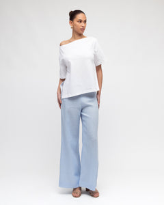 BOBBI ASYM T SHIRT- White