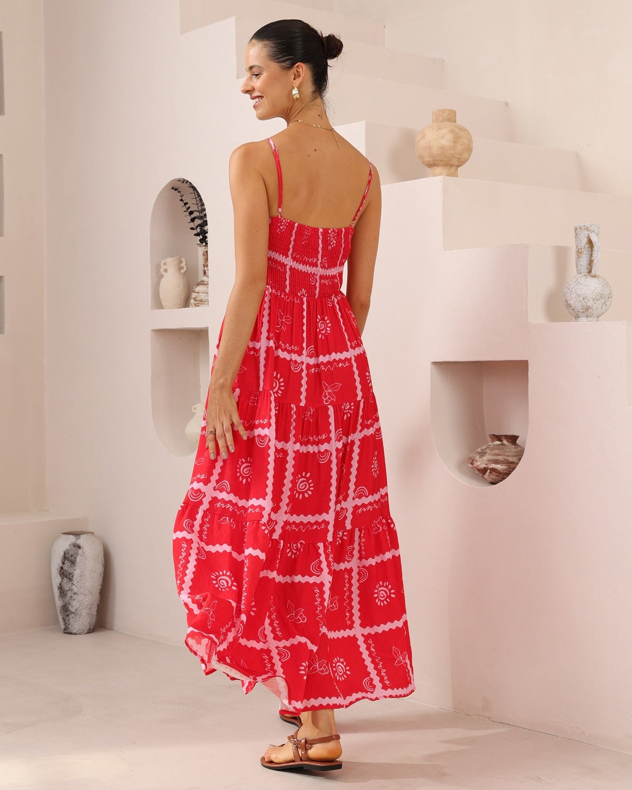AMARA DRESS - Red
