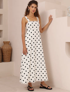 ISLA MAXI DRESS - Polka Dots
