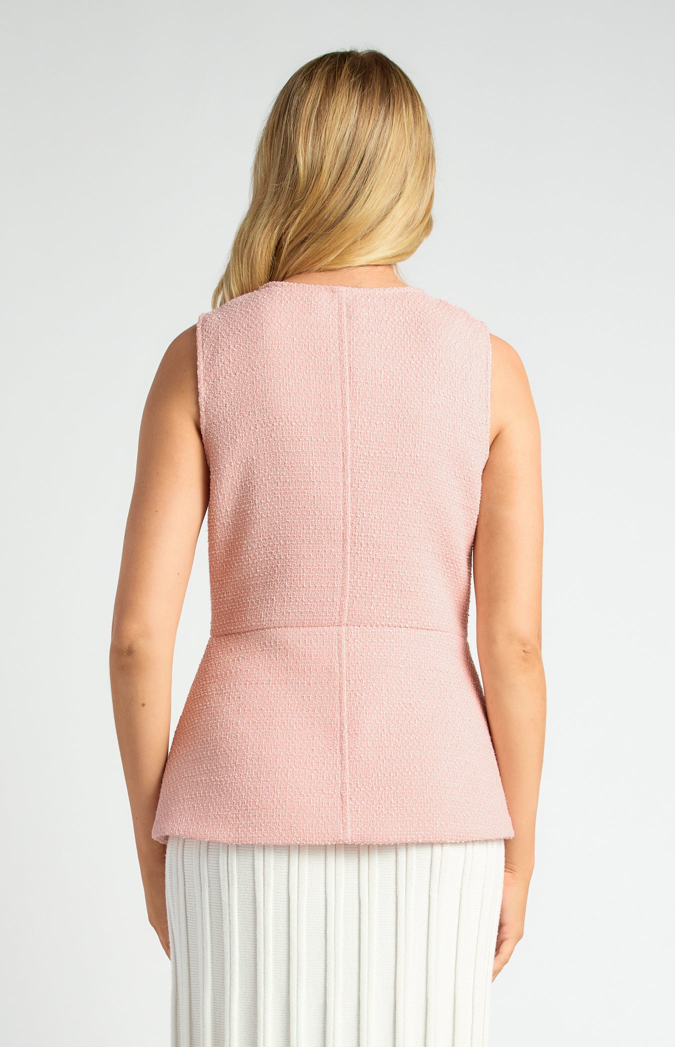 KALI TWEED VEST - Pink