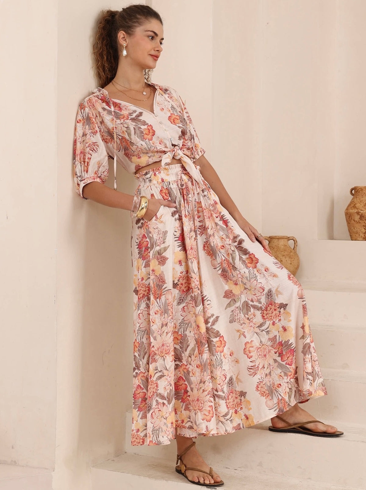 PENNY BLOUSE - Peach