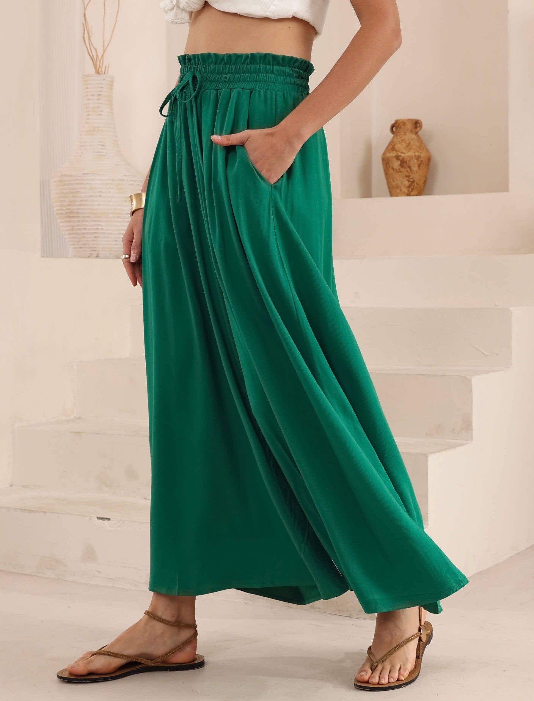 BRIANA PANTS - Green