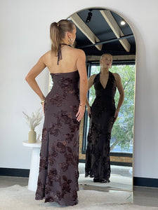 DAHLIA DRESS - Chocolate
