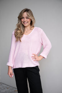 FRANKI KNIT COTTON JUMPER