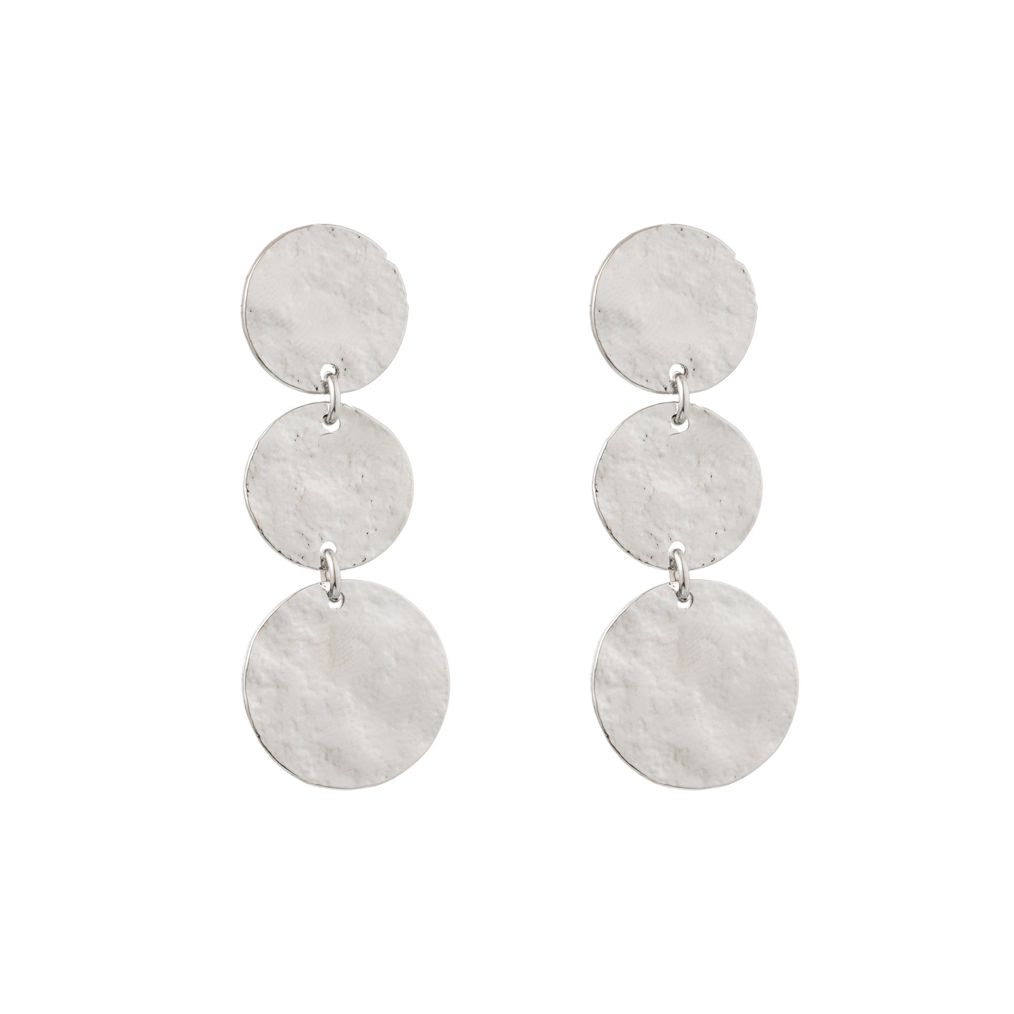 ELODIE DROP EARRINGS - Silver