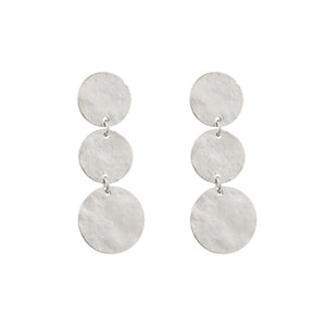 ELODIE DROP EARRINGS - Silver