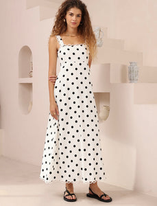 ISLA MAXI DRESS - Polka Dots