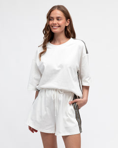SAM COTTON TEE SHIRT - White