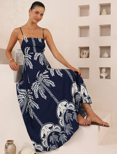 TONI DRESS - Navy