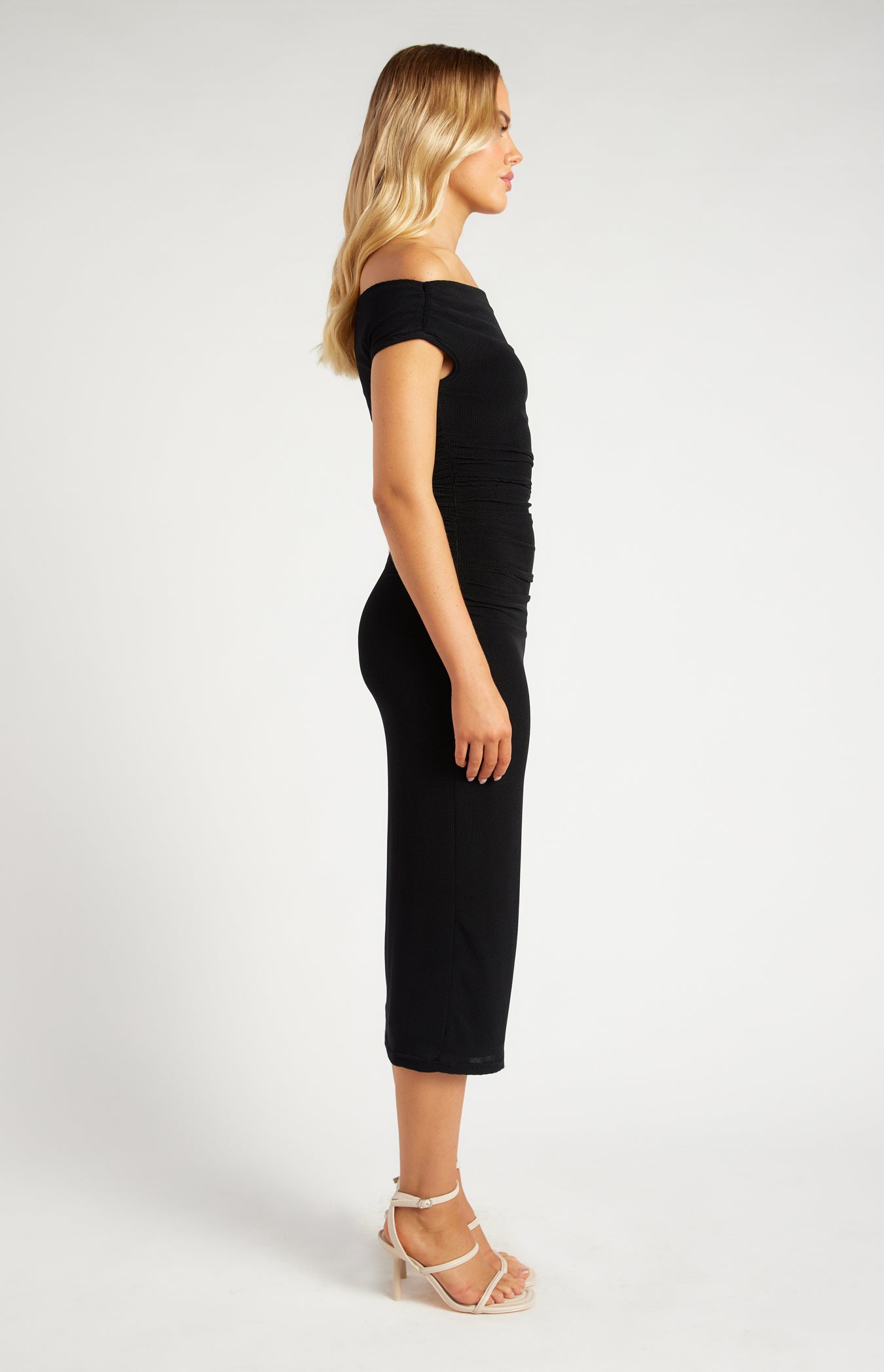 SYBELLA  MESH DRESS - Black
