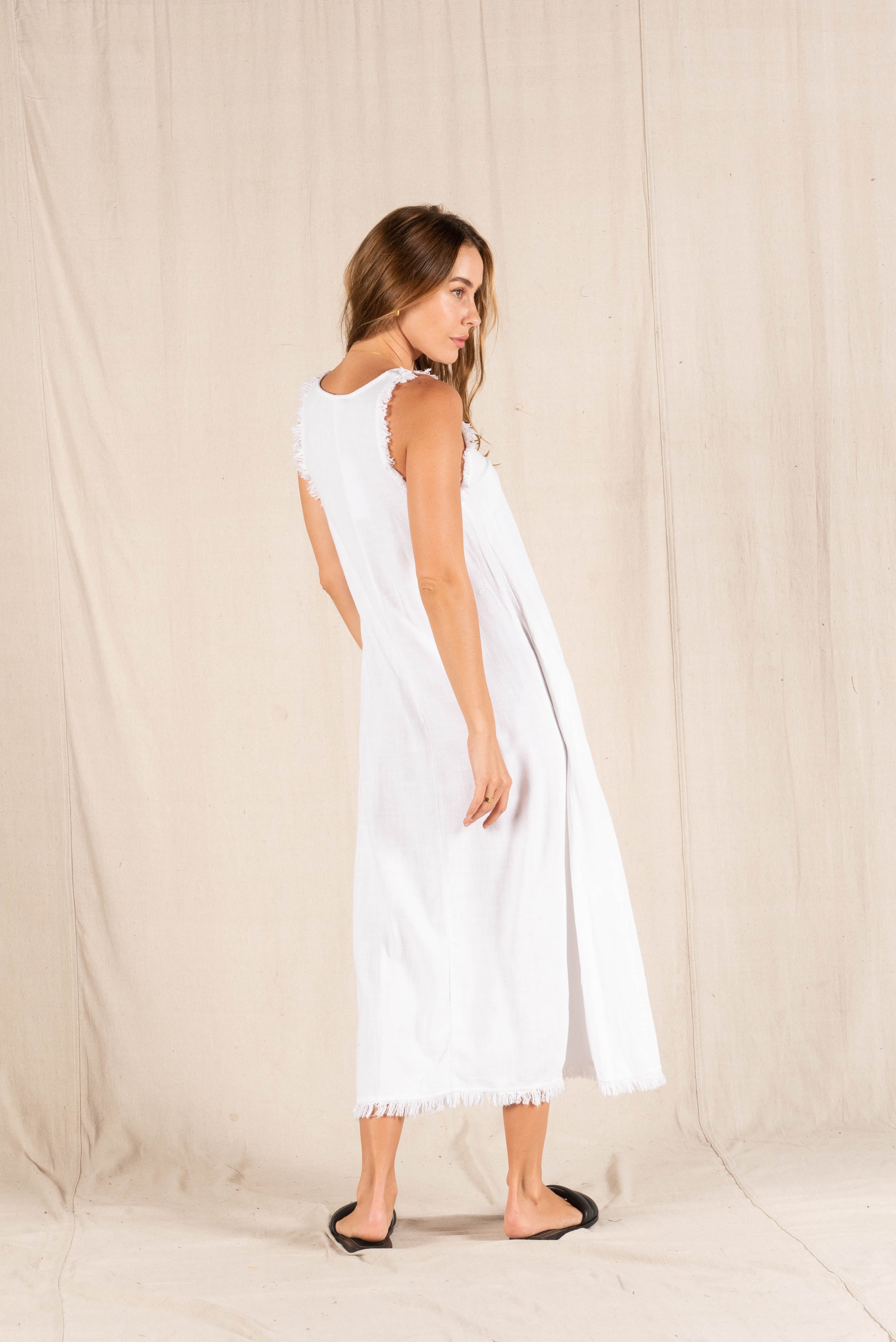 BEAU MAXI DRESS - White
