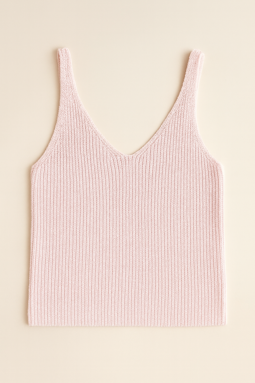 MELA KNIT TANK TOP - Pink