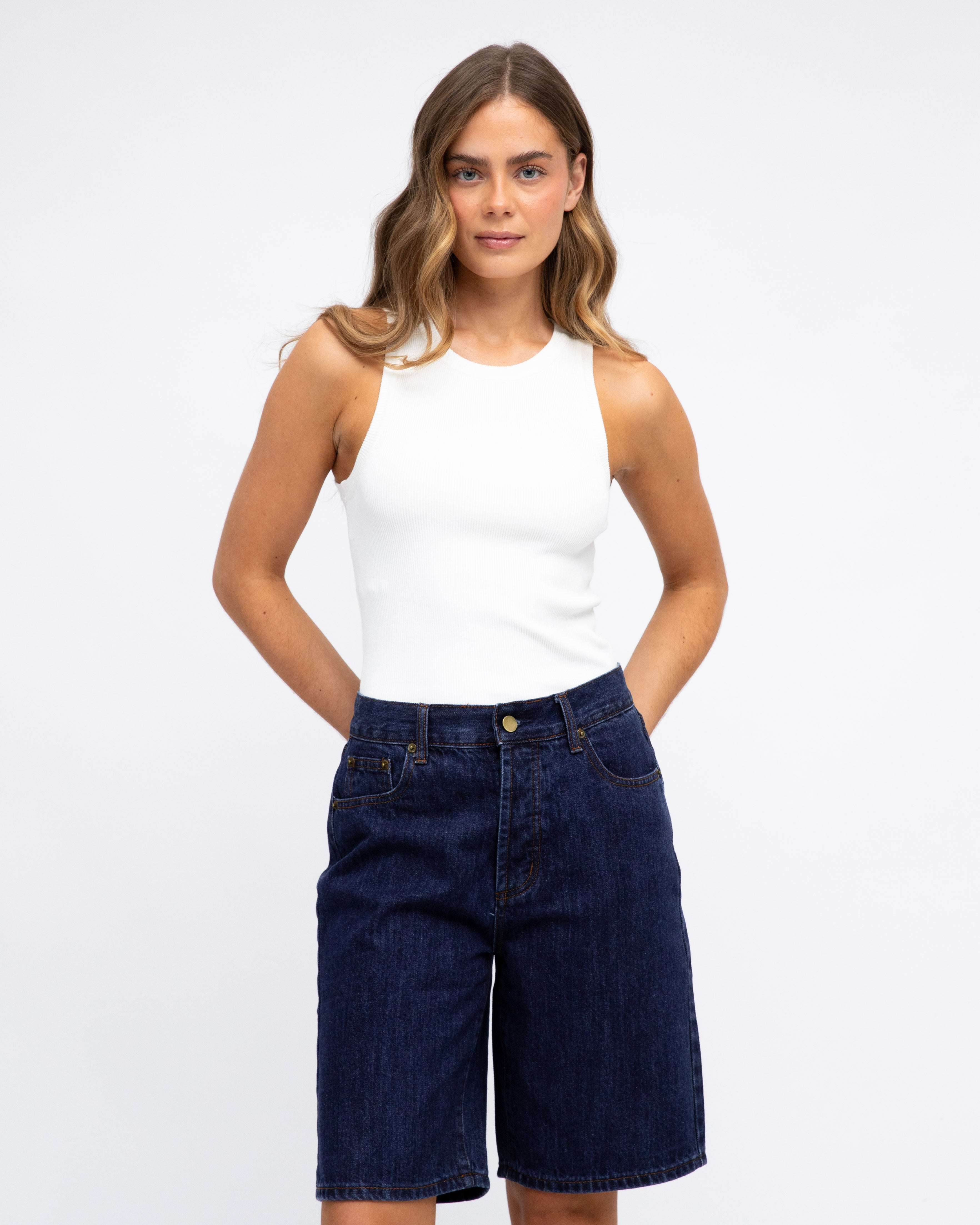 LEXIE DENIM JORT SHORT