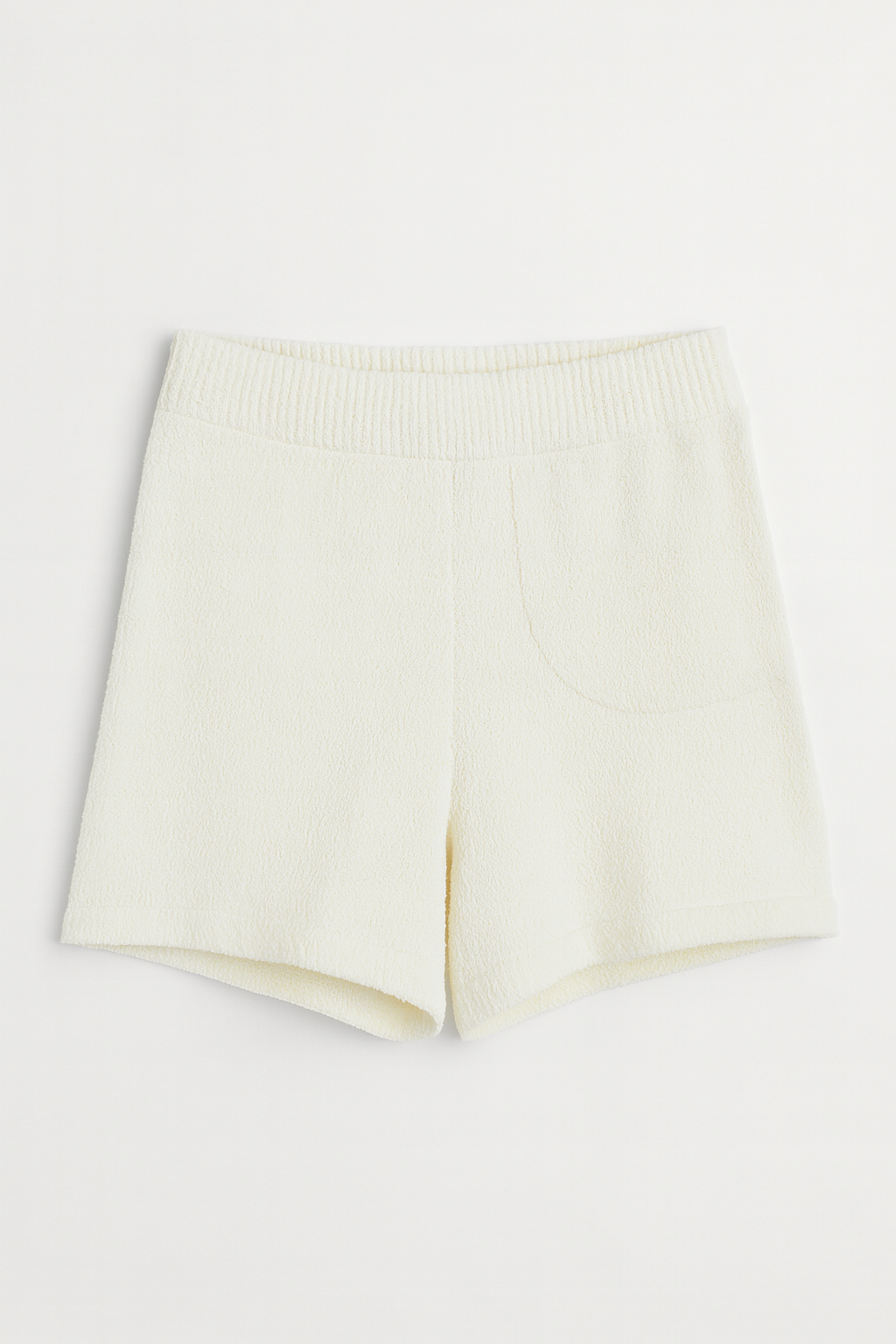 TYLER KNIT SHORTS - White