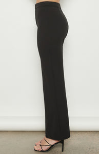 KARAH STRAIGHT LEG PANTS - Black
