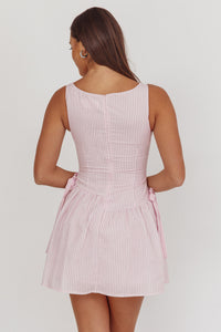 DELAYLA DRESS - Pink stripe