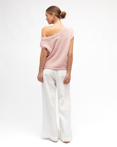 BRODIE ASYM TOP - Pink
