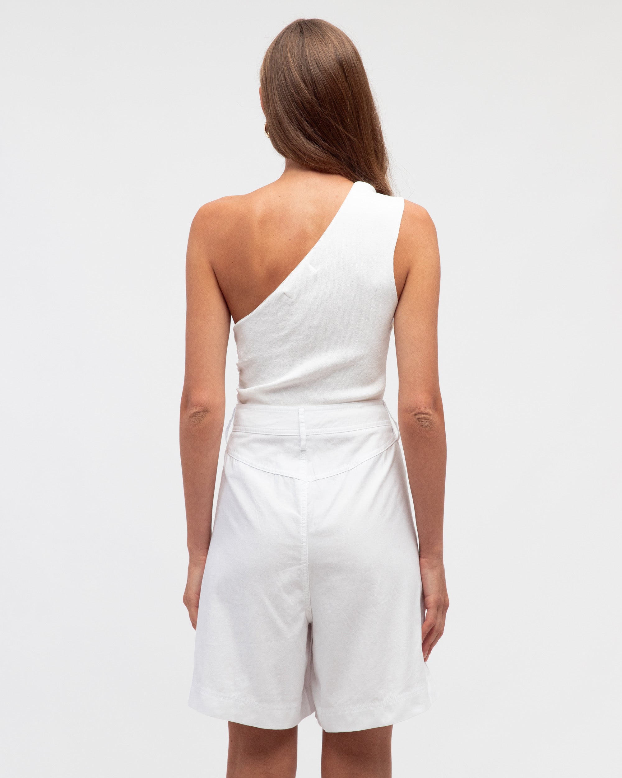 BERMUDA SHORTS - White