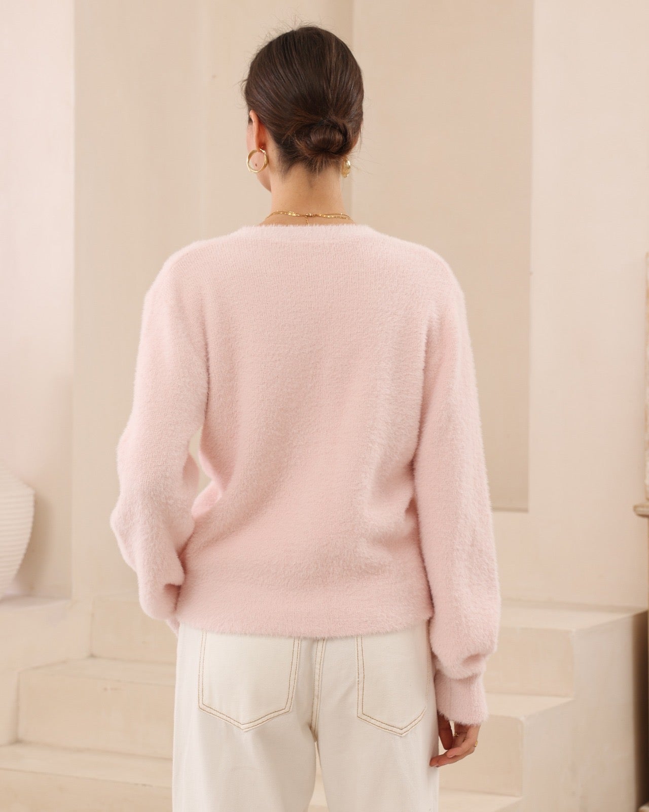 ESSIE CARDIGAN - Pink
