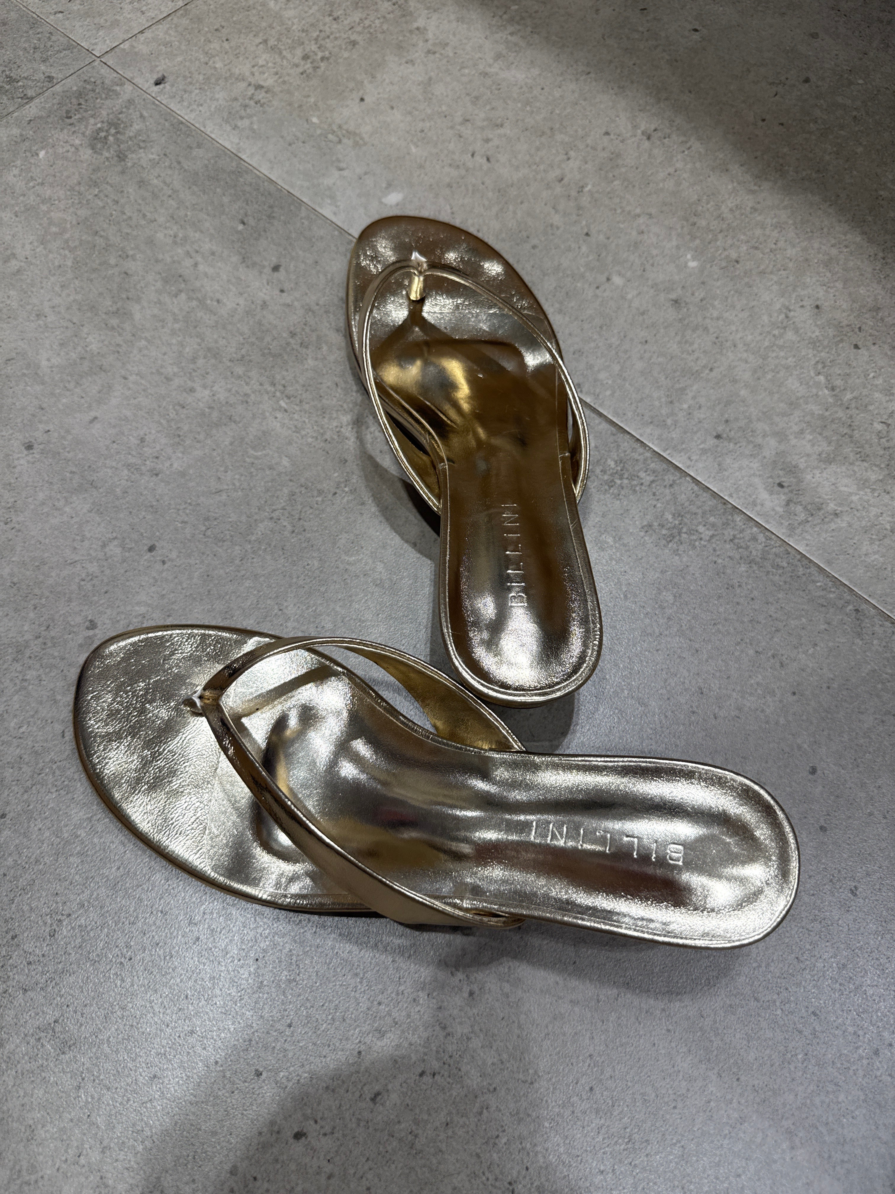 BILLINI CORRI SHOE - Gold Metallic