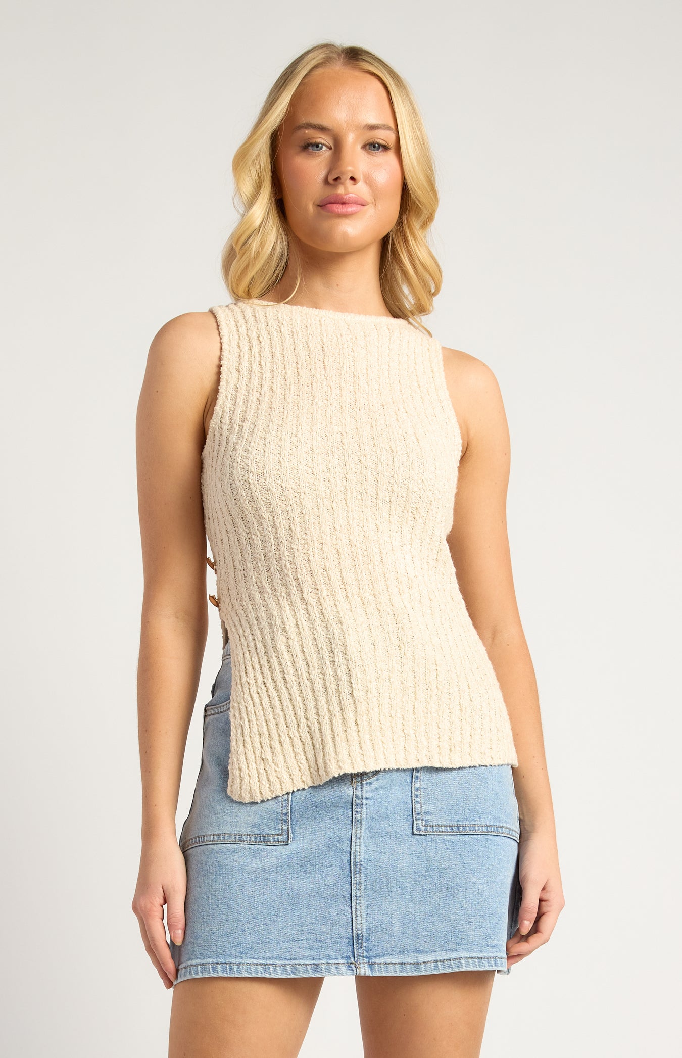 MARCELL BOUCLE KNIT TANK
