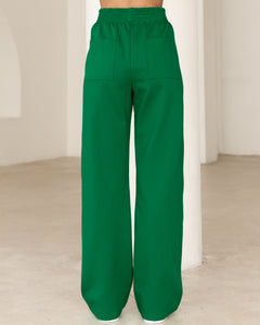LUCI ELEVATED TRACK PANTS - Green