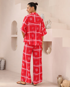 SOLSTICE PANT - Red