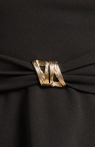 VIVIAN STRAPLESS TOP - Black