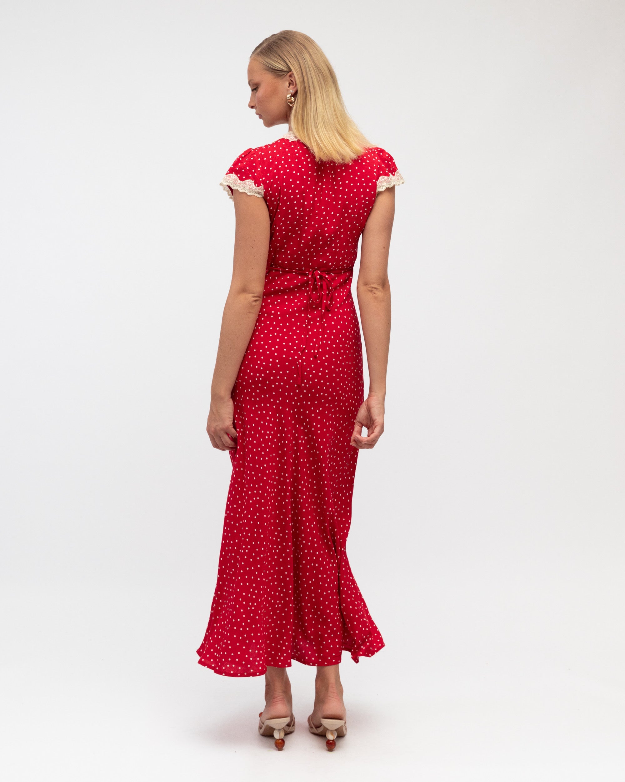 LOELLA MAXI DRESS - Red