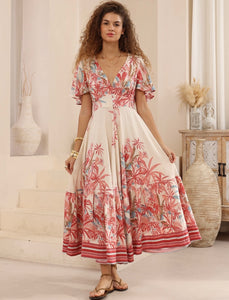 MIA MAXI DRESS - Pink
