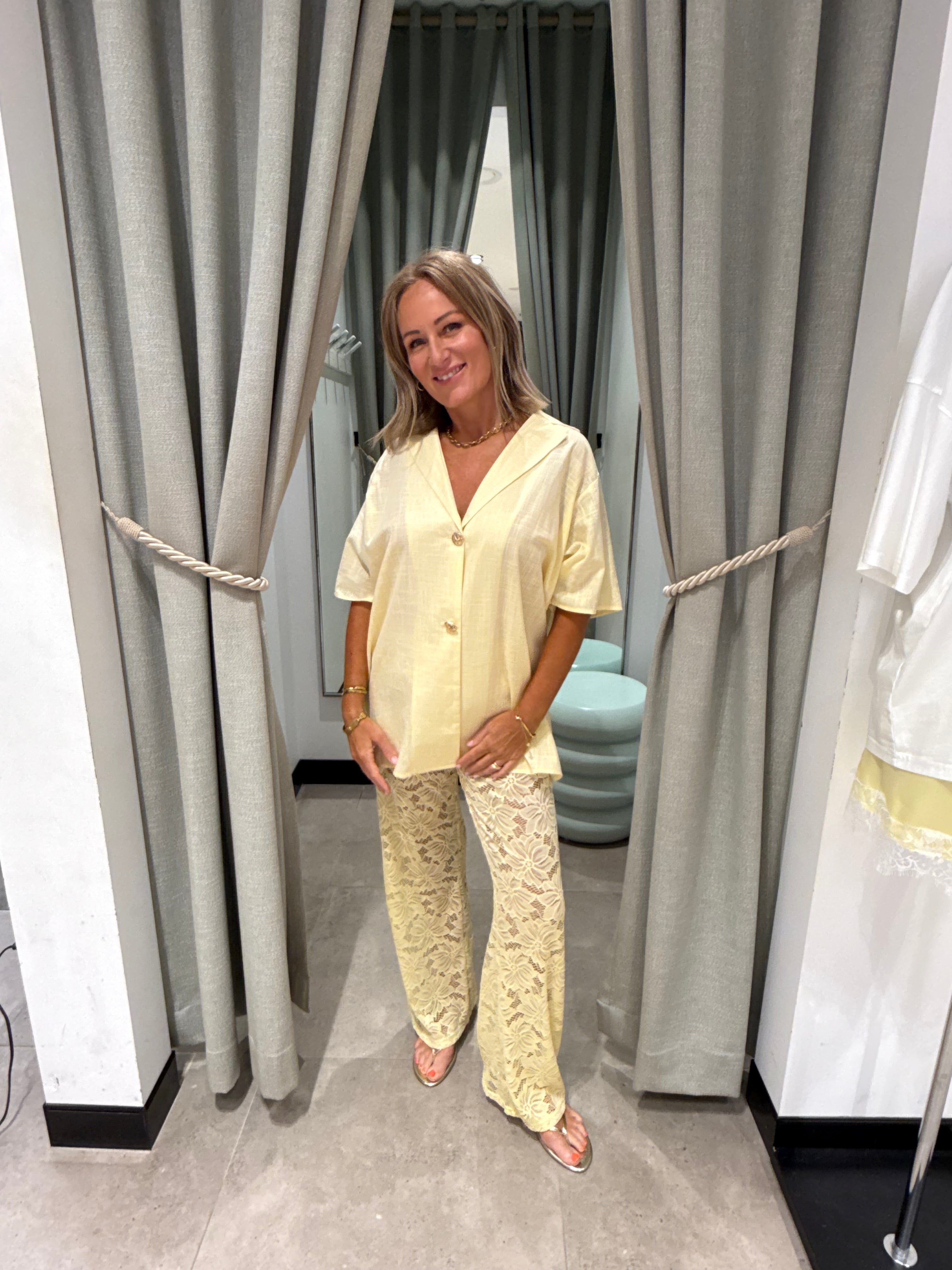 TANNER LACE SET LEMON - By Frankie